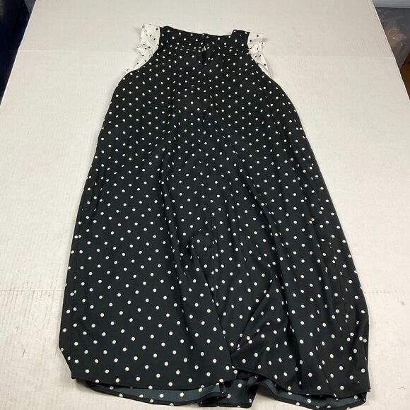 Ann Taylor Workwear Shift Dress Polka Dot Ruffled Short Sleeve XS - Picture 11 of 12